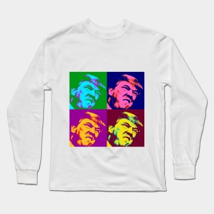 Pop Art - Donald J Trump Long Sleeve T-Shirt